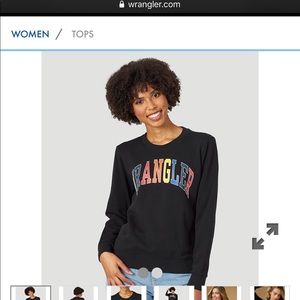 Wrangler Women's Rainbow Sweatshirt size small